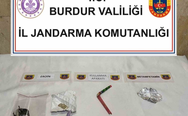  Burdur’da jandarma ekiplerinden uyuşturucu operasyonu: 2 şahıs tutuklandı